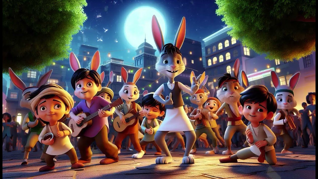 The Firefly Disco Party | Bunnies & Mice Dance Under the Stars Kids Song