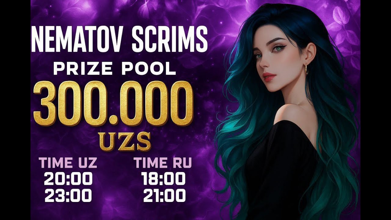 NEMATOV SCRIMS 300.000 ming soʻmlik final birga tamosha qilamiz hammaga omad