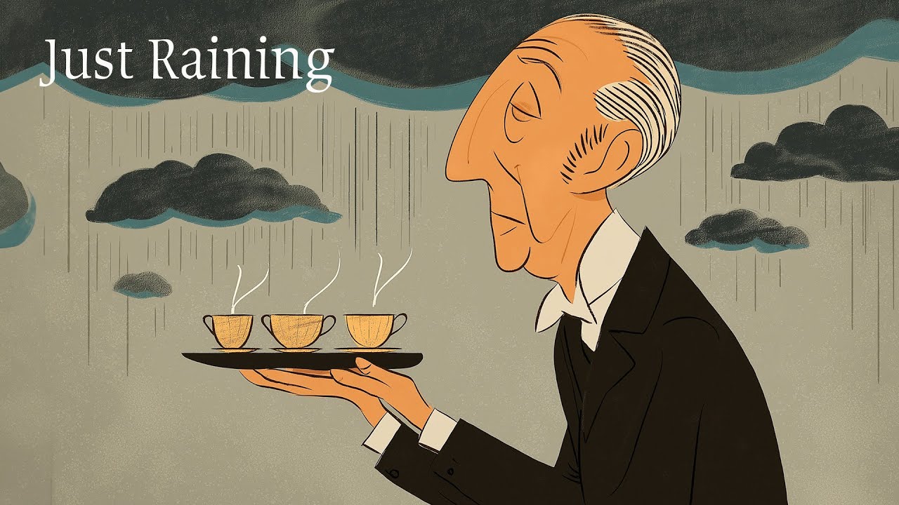 a cup of espresso while it rains with this playlist