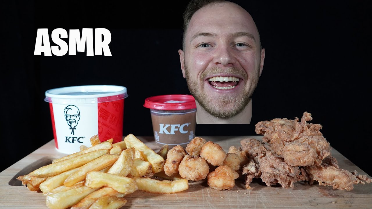 ASMR: KFC MUKBANG - NO TALKING - CRISPY FRIED CHICKEN
