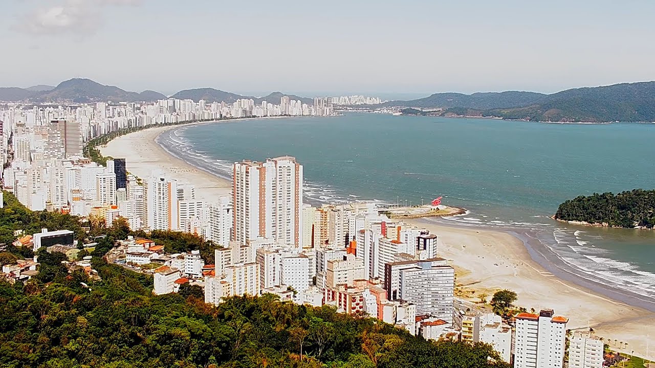 Orla da Praia de Santos e São Vicente da TV Santa Cecília