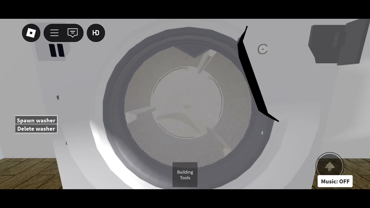 Roblox Washing machine candy 1600 rpm spin only 