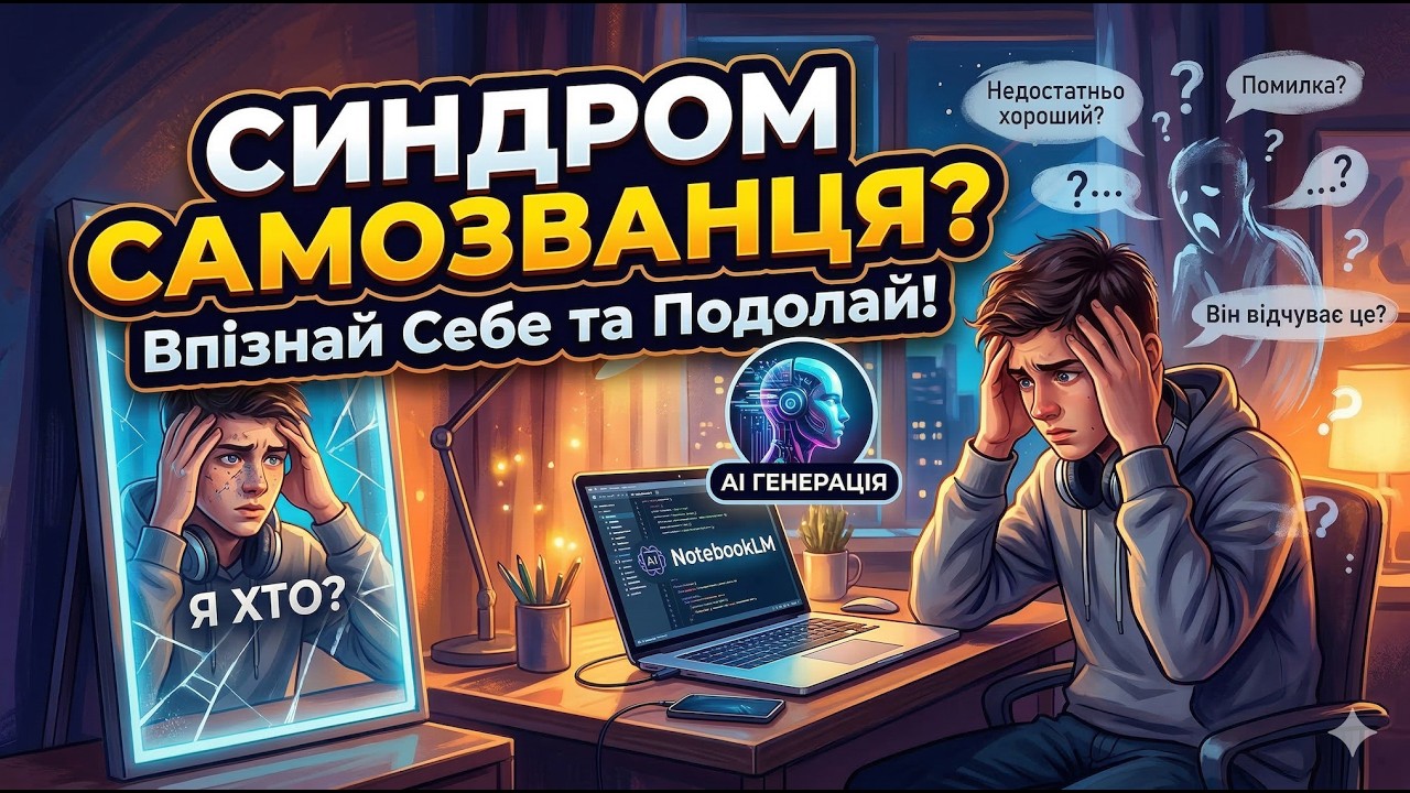 Що думає ШІ про синдром самозванця?