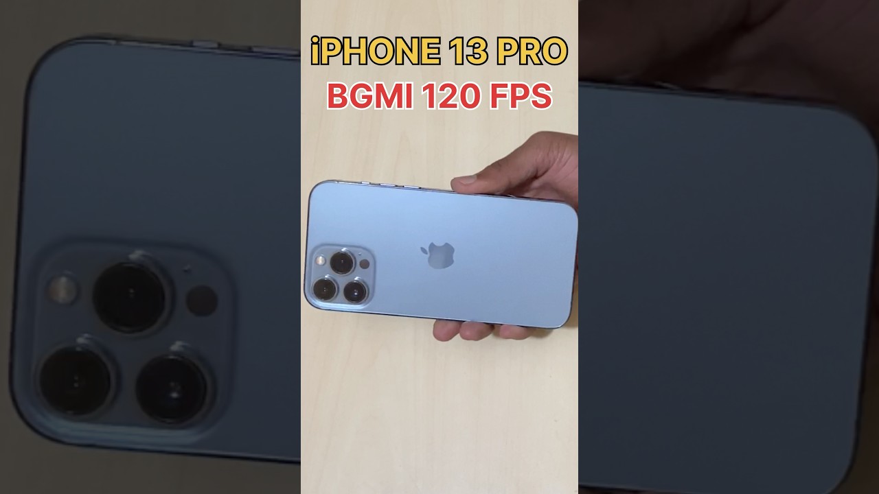 BGMI 120 FPS👿 TEST - iPhone 13 PRO 120 FPS TEST - #bgmi #120fps #bgmi120fps