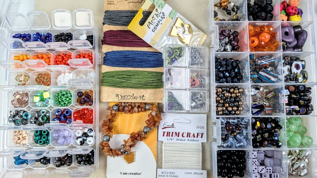 Organizing our new Subscription from John Bead: Curiosities Box #15 - Creep it Real