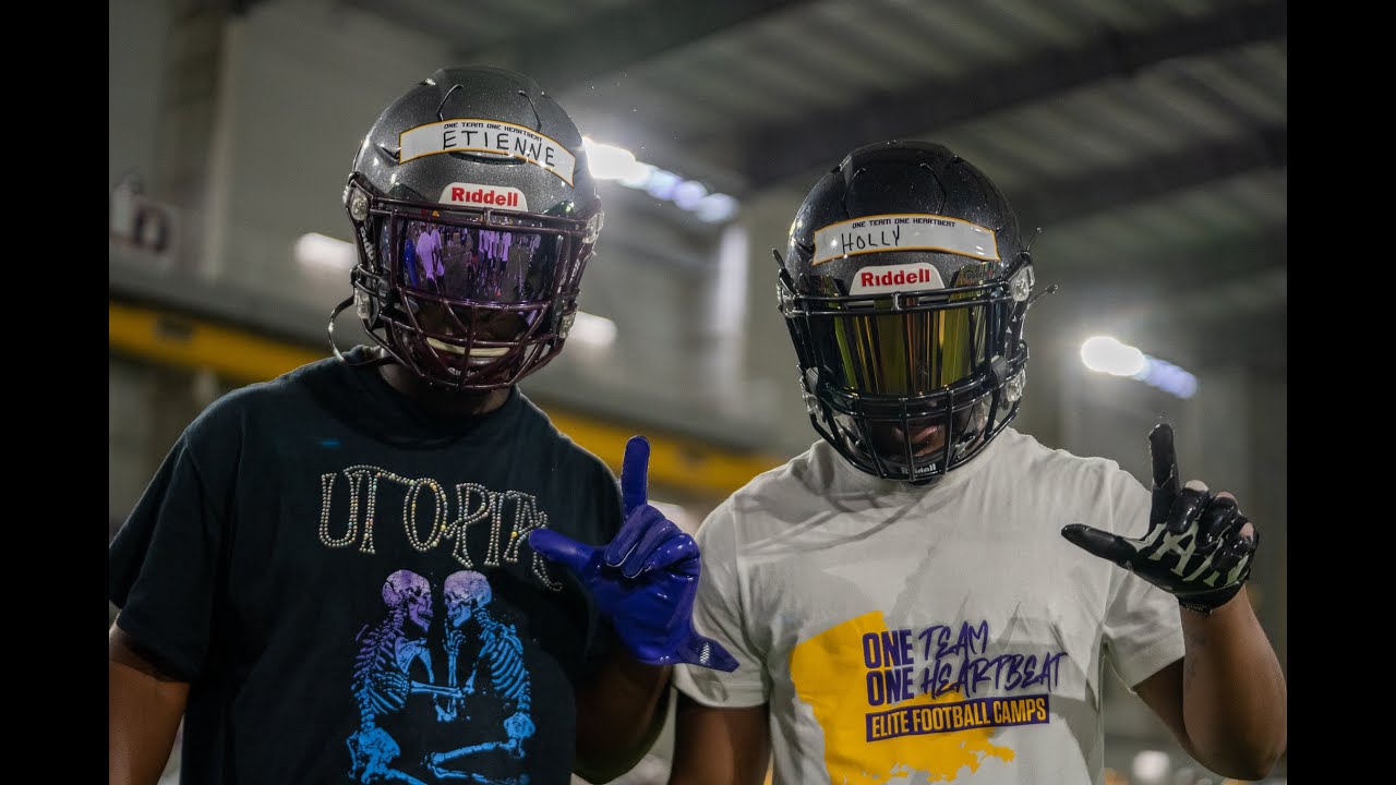 Louisiana RBs Trevor Etienne, Trey Holly at LSU's skills camp: Raw clips