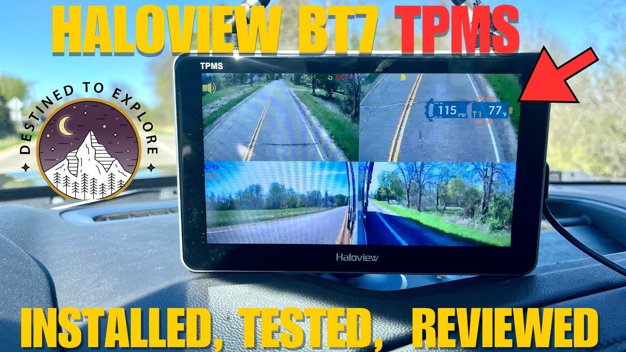 Haloview BT7 Touch TPMS — установка, дорожное испытание на 2000 миль и обзор.