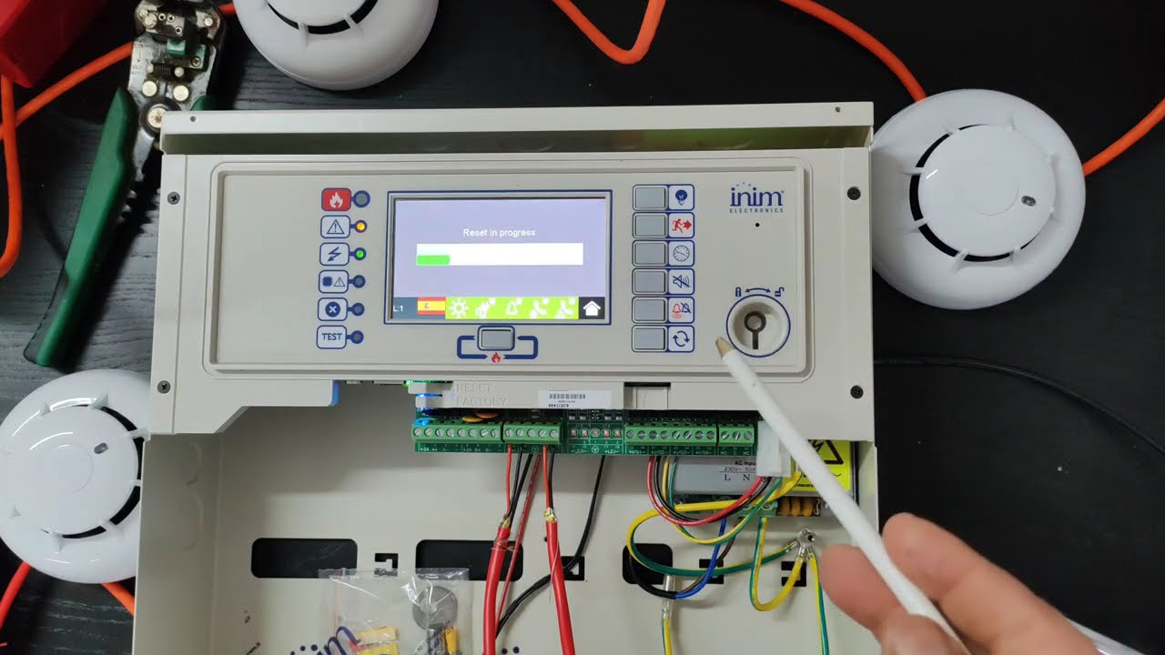 Previdia Compact CS Séries (Centrale Incendie Adressable) (inim) mise en service