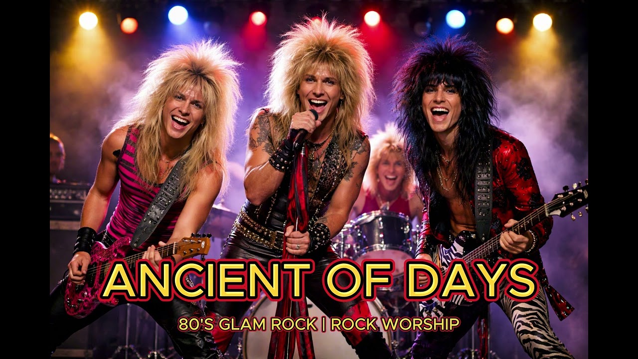 Ancient of Days – 90s Hair Metal Anthem | Epic Rock Worship Explosion (Jesus Exalted! 🤘🙌)
