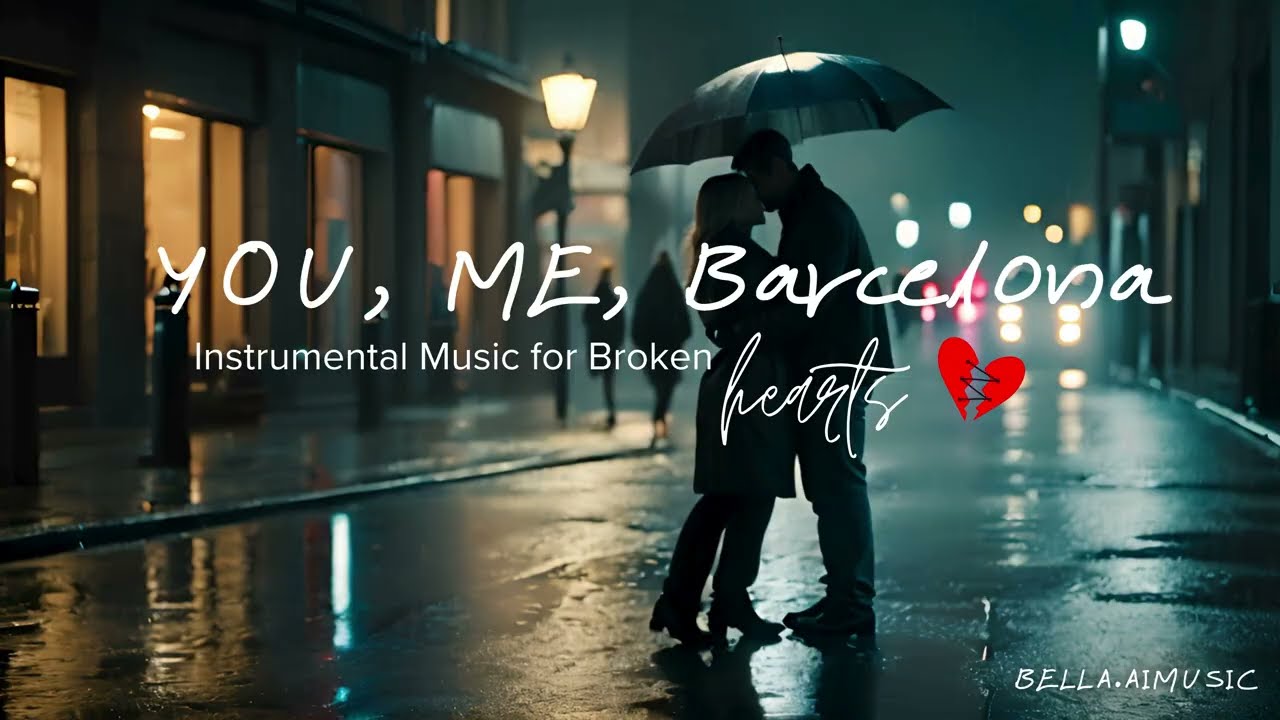 You,Me, Barcelona | Instrumental Music for Broken Hearts |  Relaxing Beautiful Love Melody