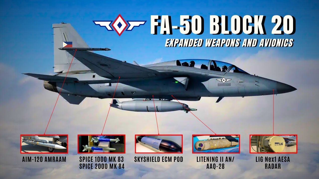 Philippine Air Force FA-50 Block 20: Advanced Weapons and Capabilities
