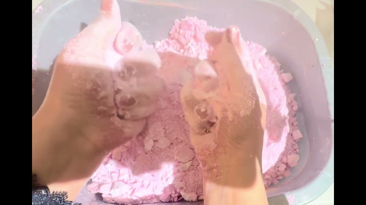 Leftover Pasted Chalk Pieces ASMR/ OddlySatisfying/fyp