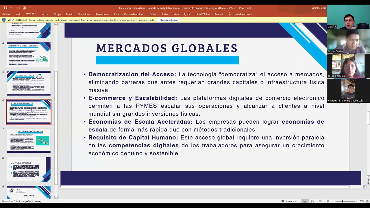 Impacto de la digitalización- Economía 