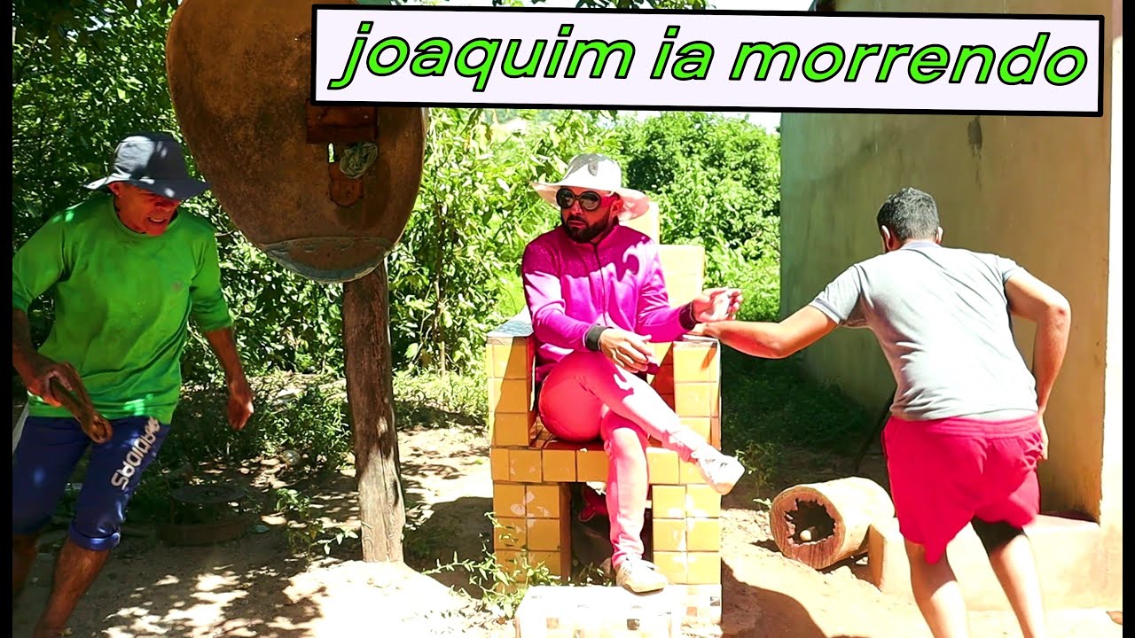 seu antonio corre atraz de joaquim com um machado