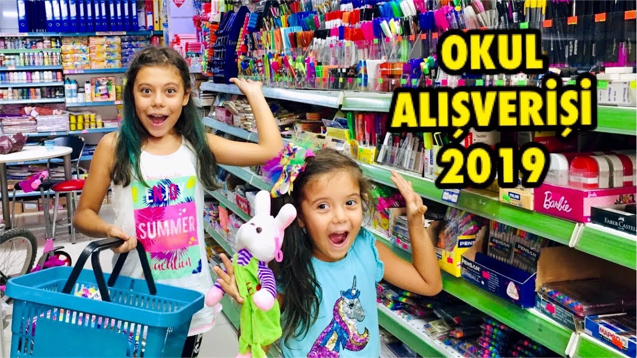 OKULA DÖNÜŞ 2019 | Okul Kırtasiye Alışverişi | Back To School - Eğlenceli Çocuk Videosu Sevimli