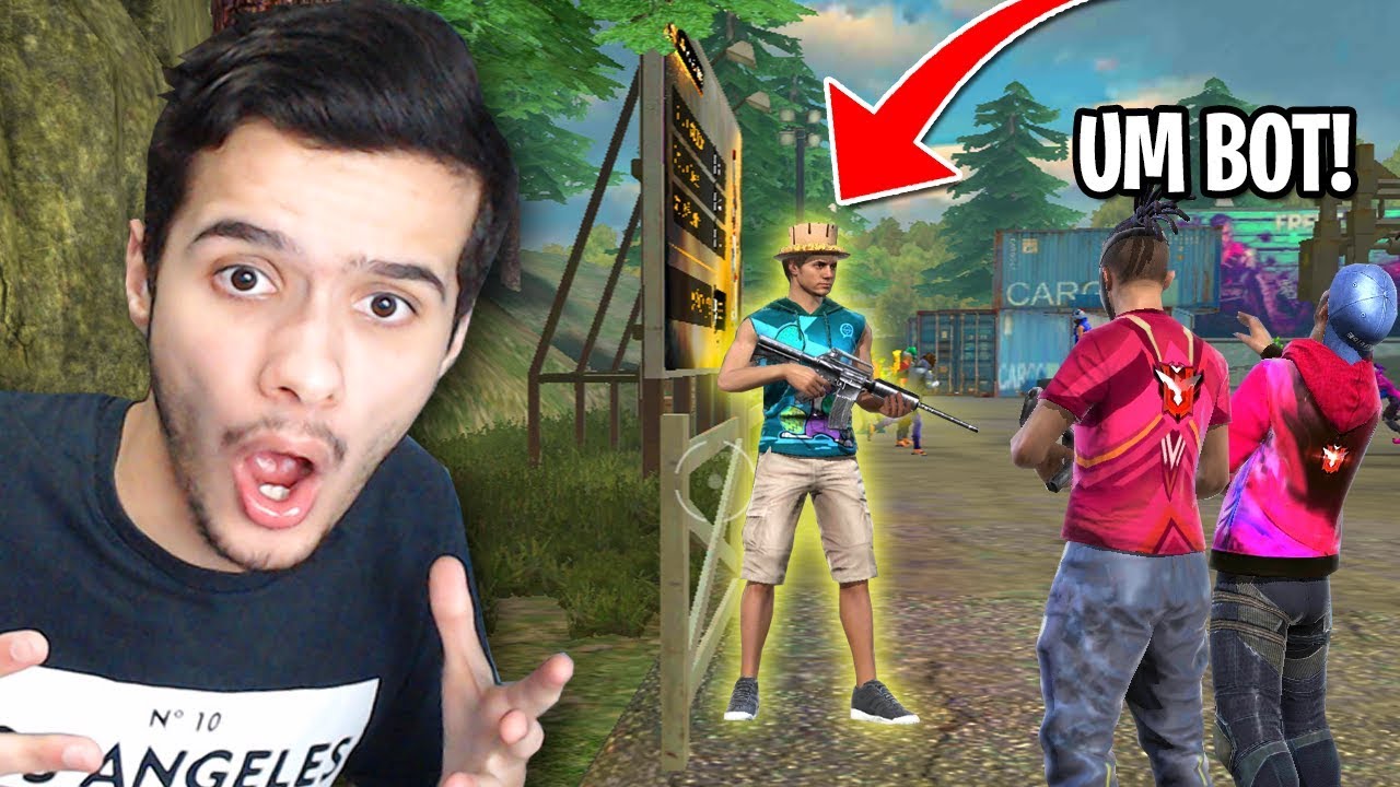 FINGI SER NOOB E O SQUAD FICOU CONFUSO NO FREE FIRE