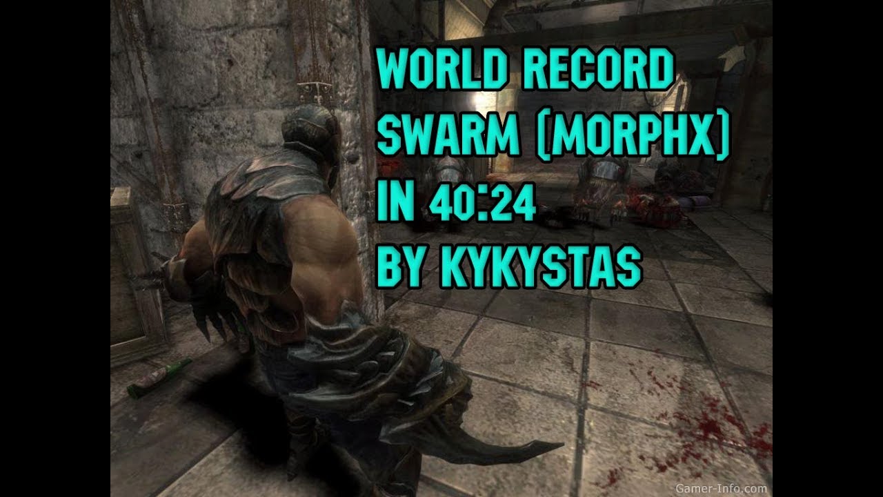 Swarm (morphX) World Record Speedrun in 40:24 (39:52) by Kykystas