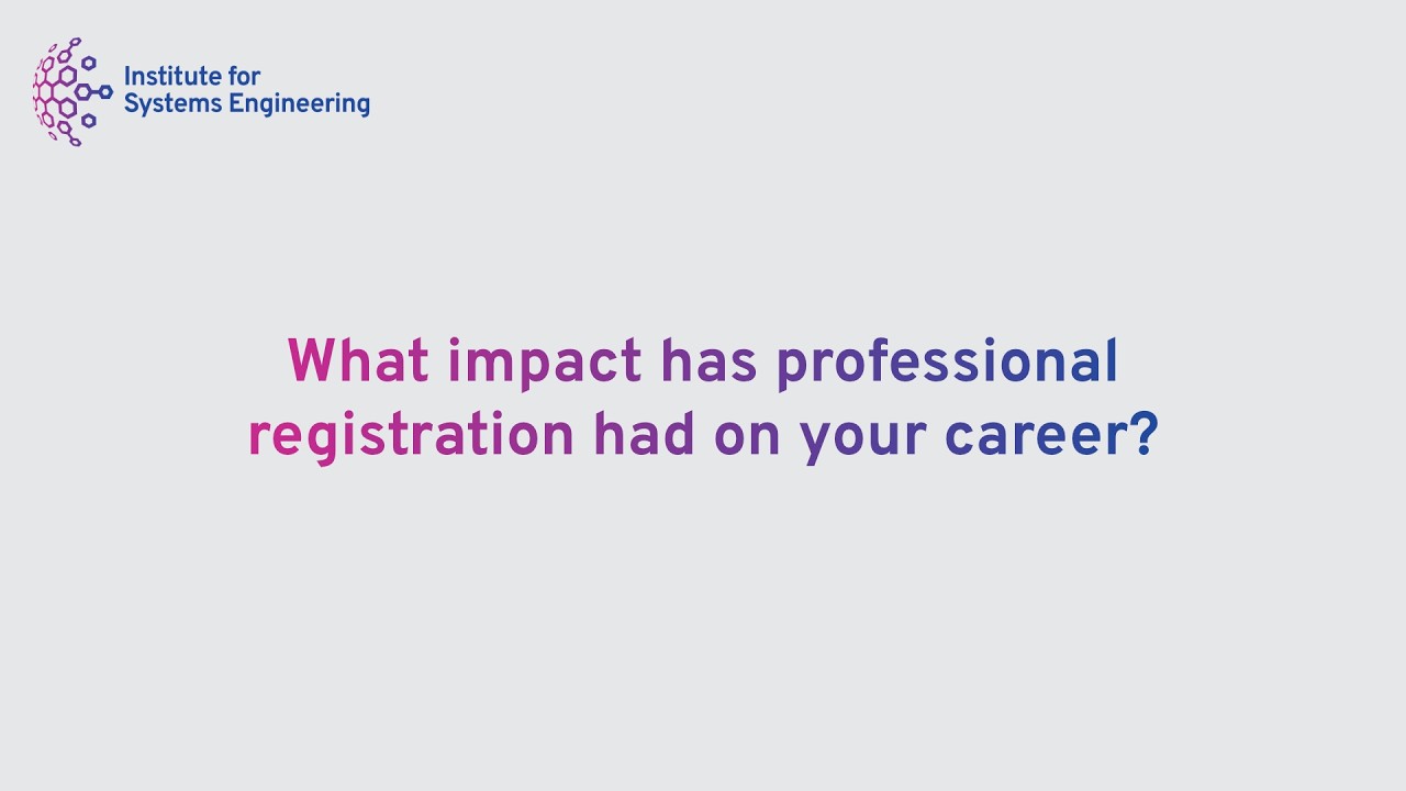 What impact has professional registration had on your career?