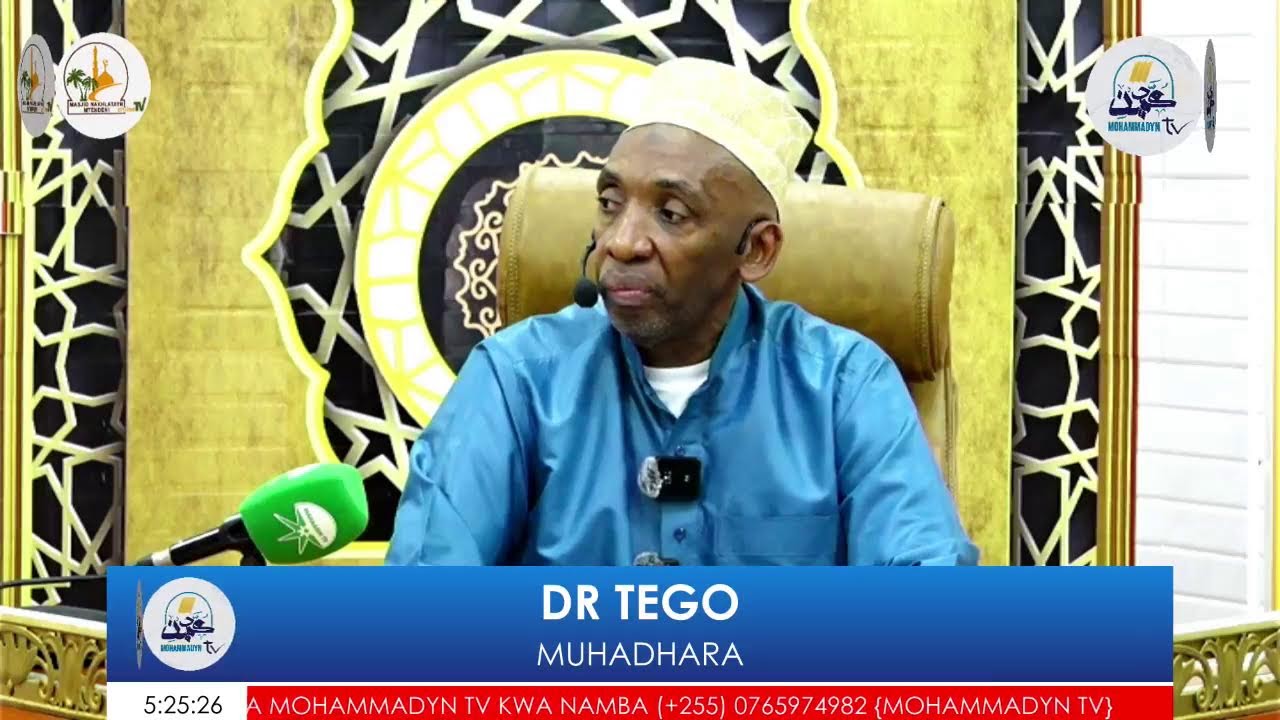 MUHADHARA~ DR TEGO~MASIJD MTENDENI ARUSHA