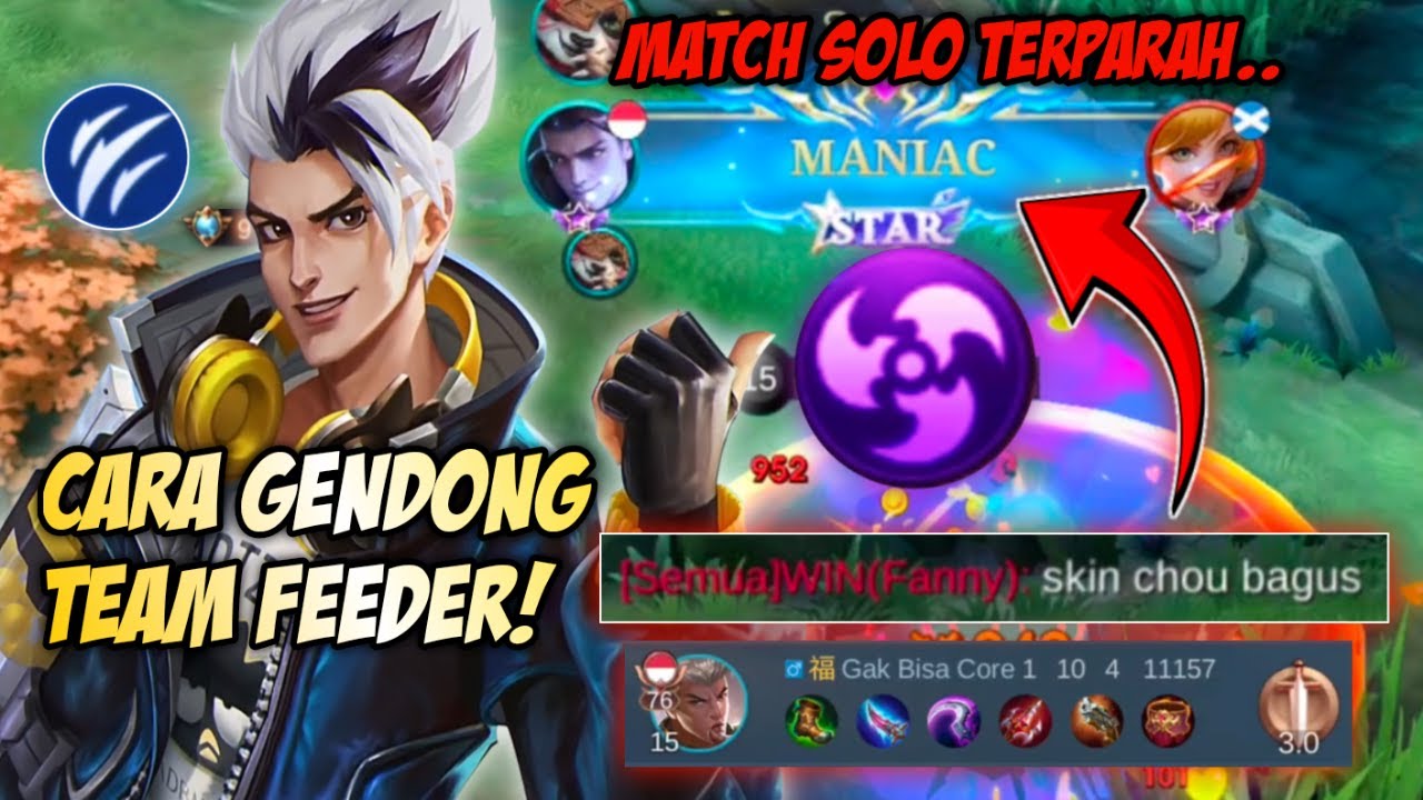 MATCH TERPARAH! EARLY DIBANTAI HABIS HABISAN SAMPAI FEEDER? INILAH NGERINYA CLAUDE LATEGAME! | MLBB