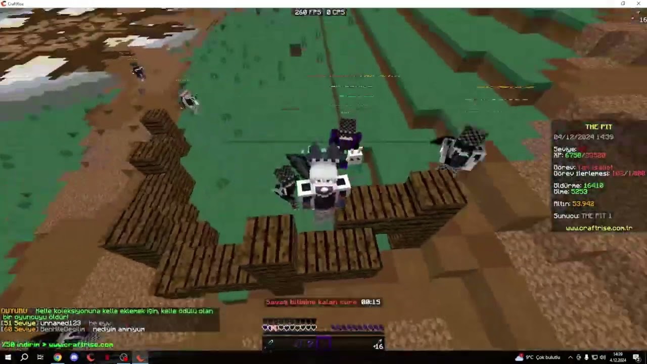 CraftRise - THEPİT - Larions klanı 5v1