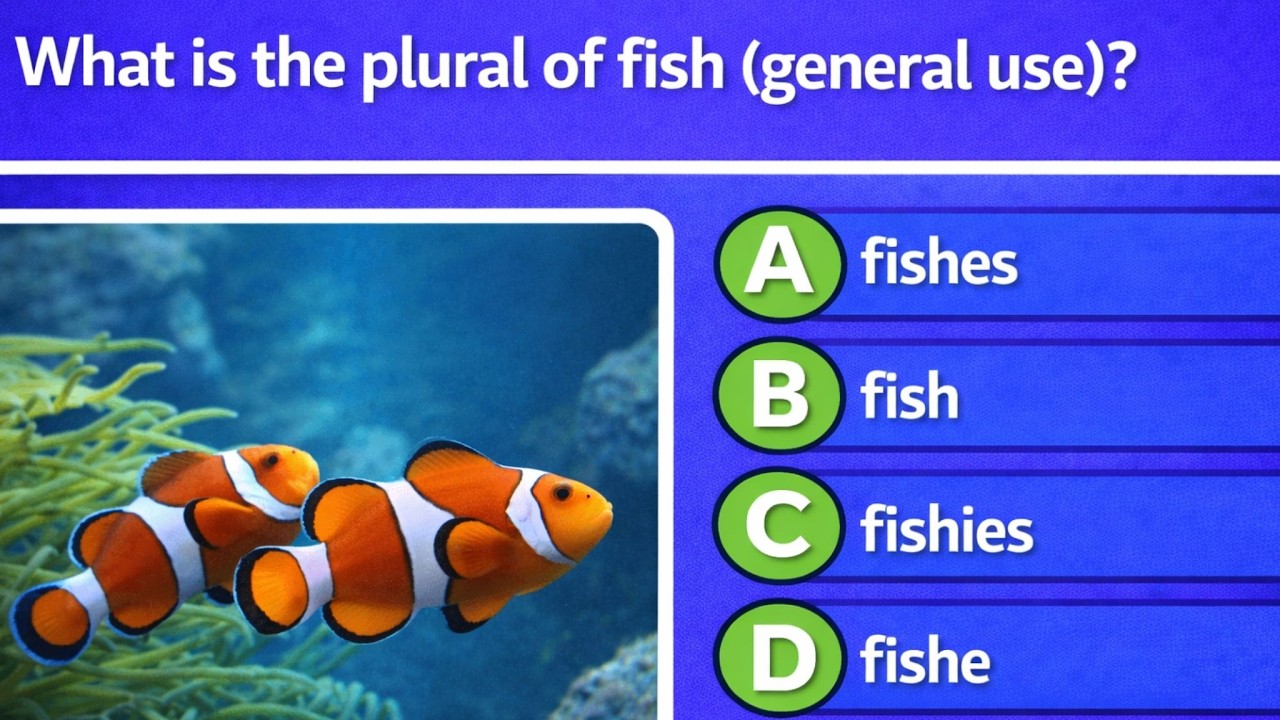 Can You Pass This English Plurals Quiz 🤔