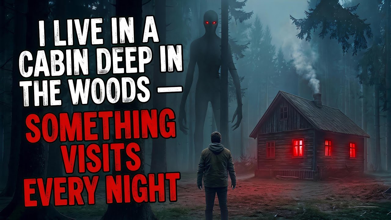I Live in a Cabin Deep in the Woods — Something Visits Every Night
