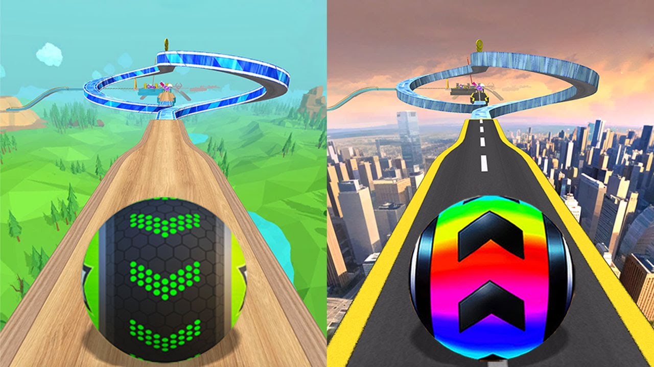 🌈 Going Balls VS Rolling Balance Ball,GyroSphere Trials,Rolling Ball Sky Escape,Temple Rolling Balls