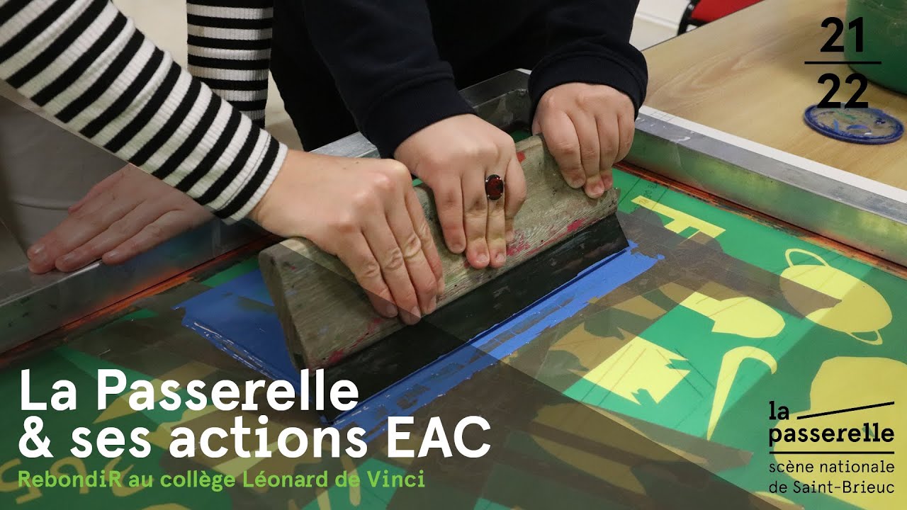 La Passerelle & les actions culturelles - Résidence au Collège Léonard de Vinci autour de RebondiR