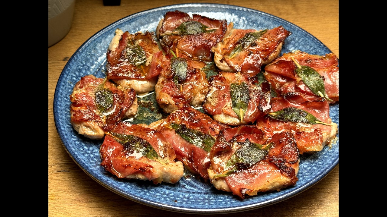 Eskalopki z polędwiczki z szynką i szałwią #prostyprzepis #naobiad #polędwiczkiwieprzowe