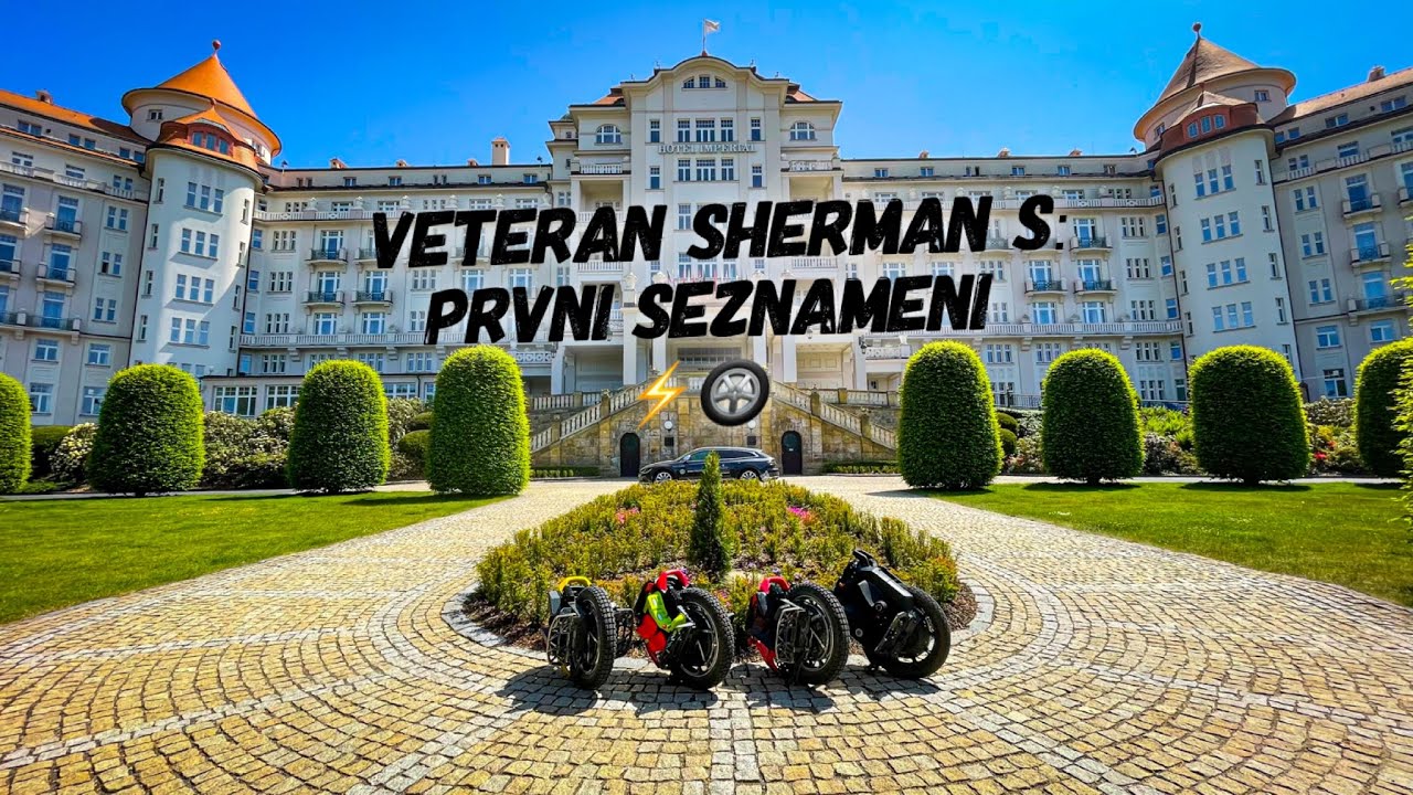 Veteran Sherman S - CZE ⚡️🛞super návštěva: EUC Lukas s Dančou + kluci z Ekolky🙌🏻