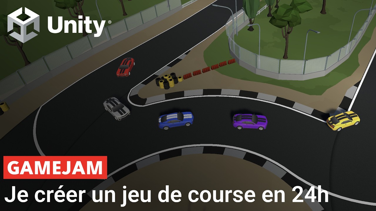 J&rsquo;ai cr&eacute;&eacute; un jeu de course en 24 h (avec Unity)