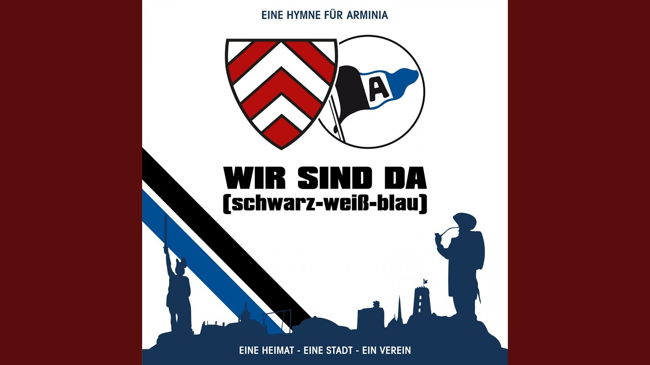 Wir sind da (schwarz-weiß-blau)