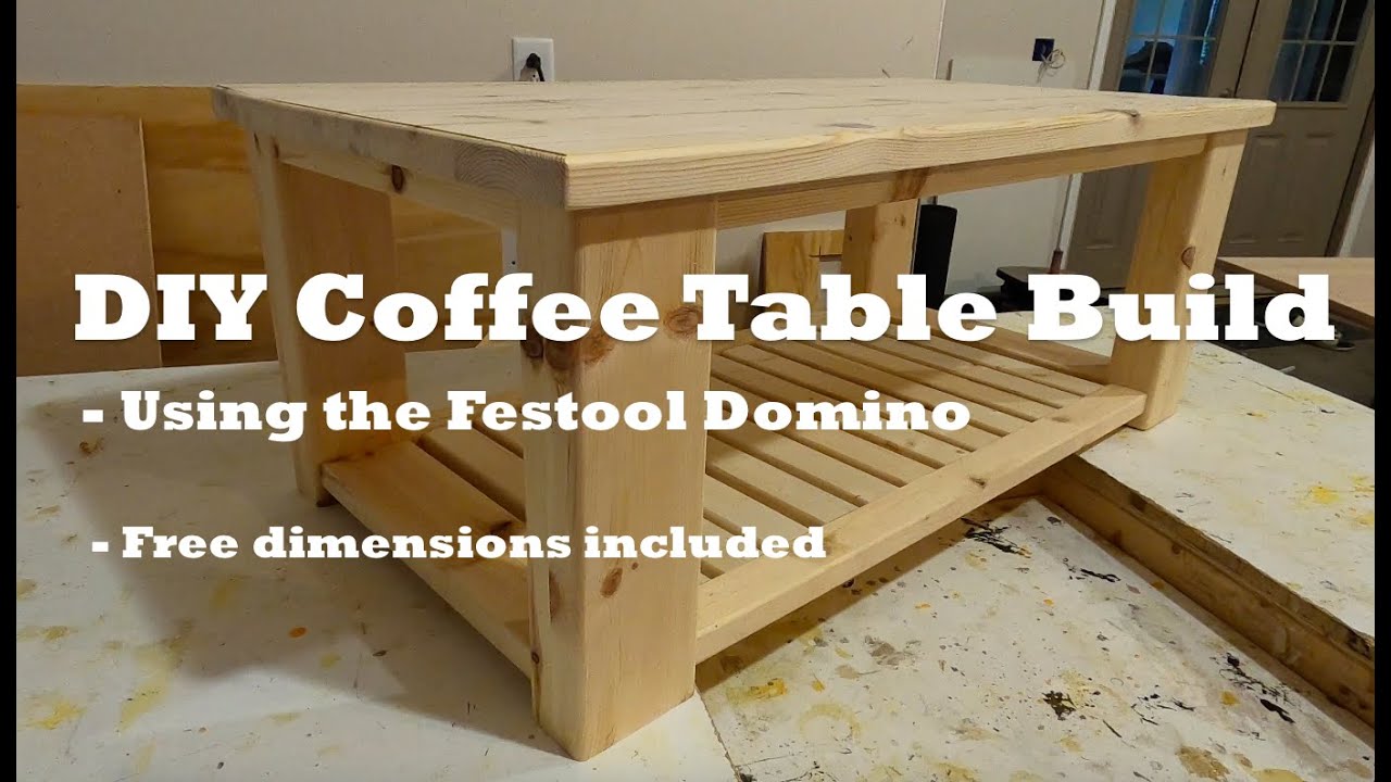 Coffee Table Build with the Festool Domino XL 700 - FREE Dimensions included