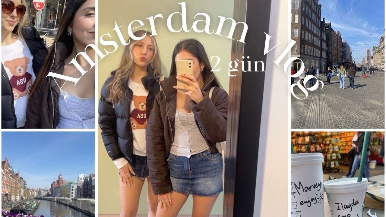 AMSTERDAM VLOG 2 | alışveriş,otobüste rezil olduk,arabayı kaçırdık...