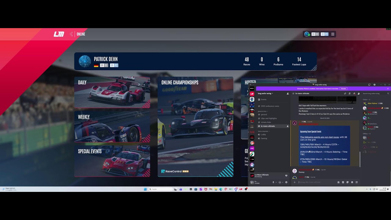 LMU Amigos Tuesdays Season 9 R3  Sebring