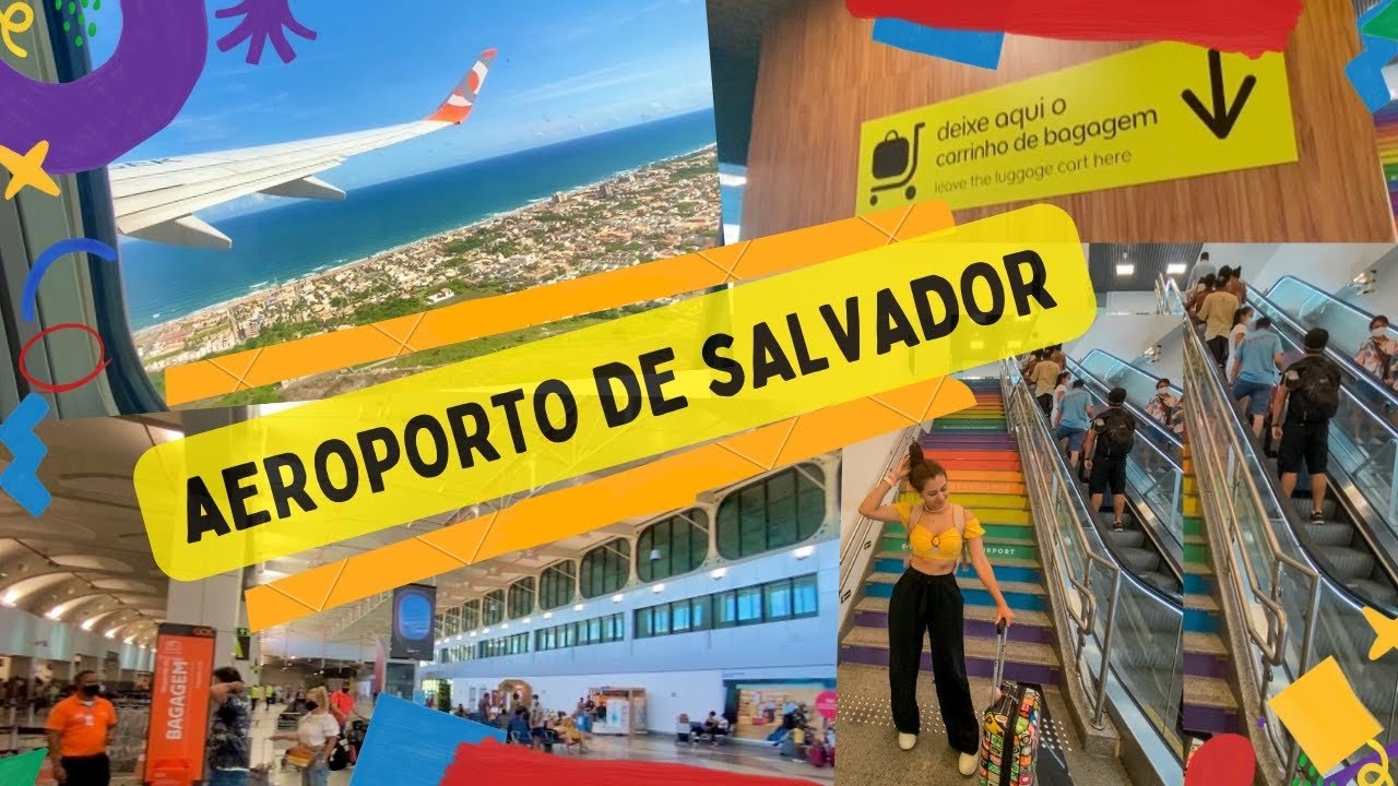 Como é o Aeroporto de Salvador BAHIA? | VLOG | BORA TATI