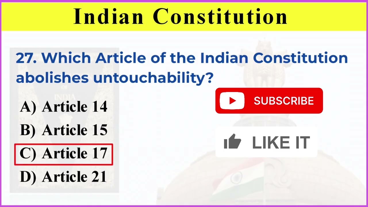 Indian Constitution Explained | Features, History & Important Articles | UPSC/SSC GK