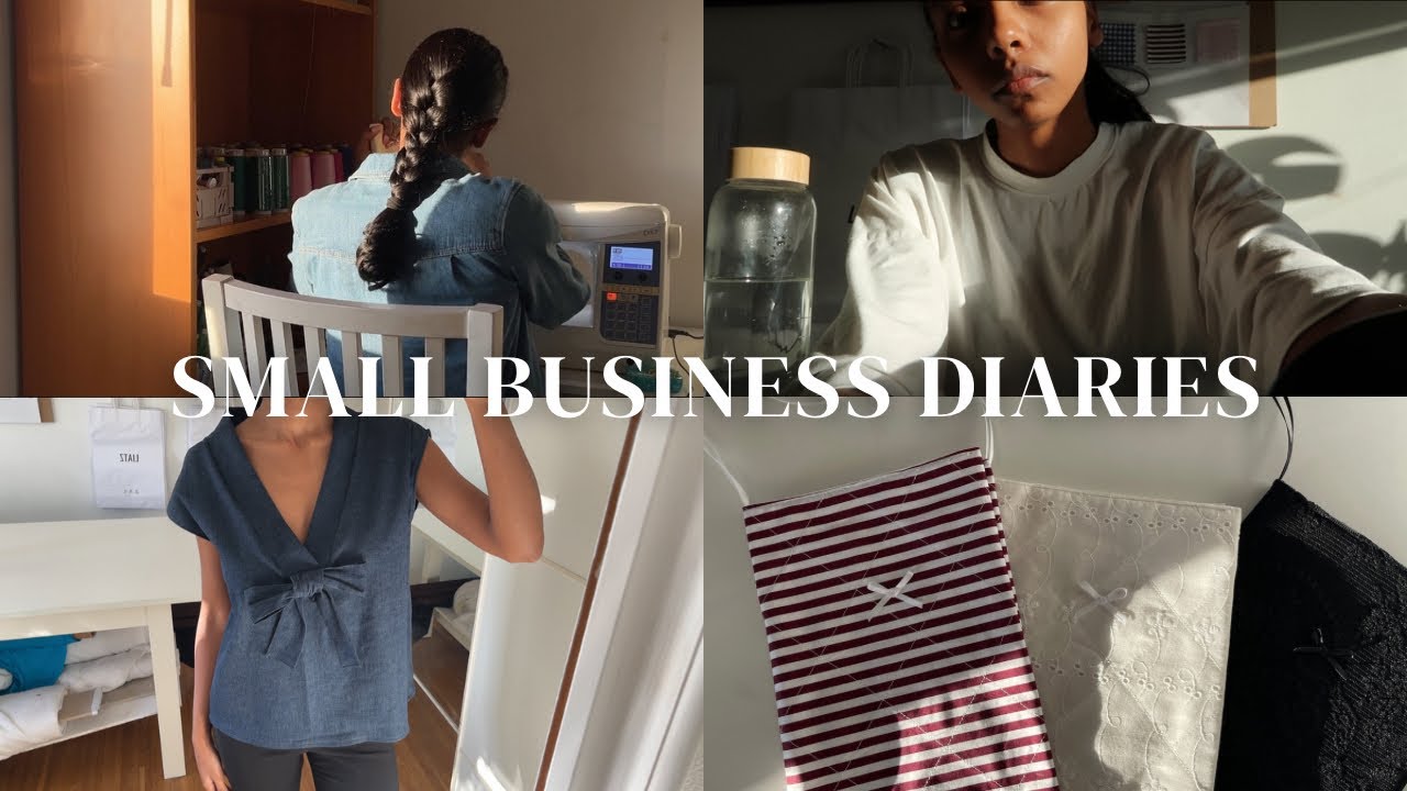 sewing vlog - new spring products & shooting content