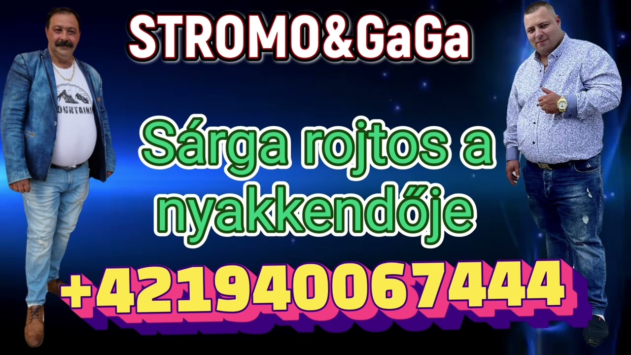 STROMO&GAGA2️⃣0️⃣2️⃣4️⃣ [✅️Sárga rojtos a nyakkendője] ✅(TEL+421940/067 444.)