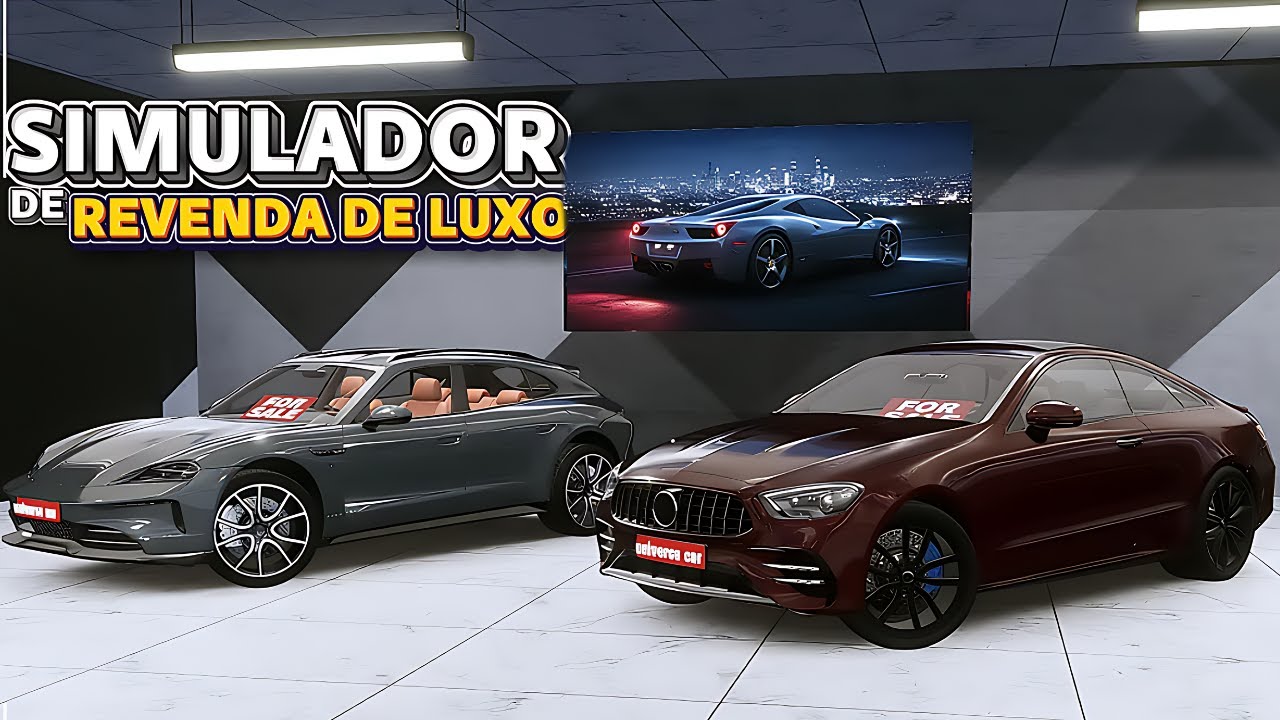 FIZ MAIS DE 1 MILHÃO REVENDENDO CARROS! (NOVO SIMULADOR DE REVENDA DE CARROS DE LUXO) EP..11