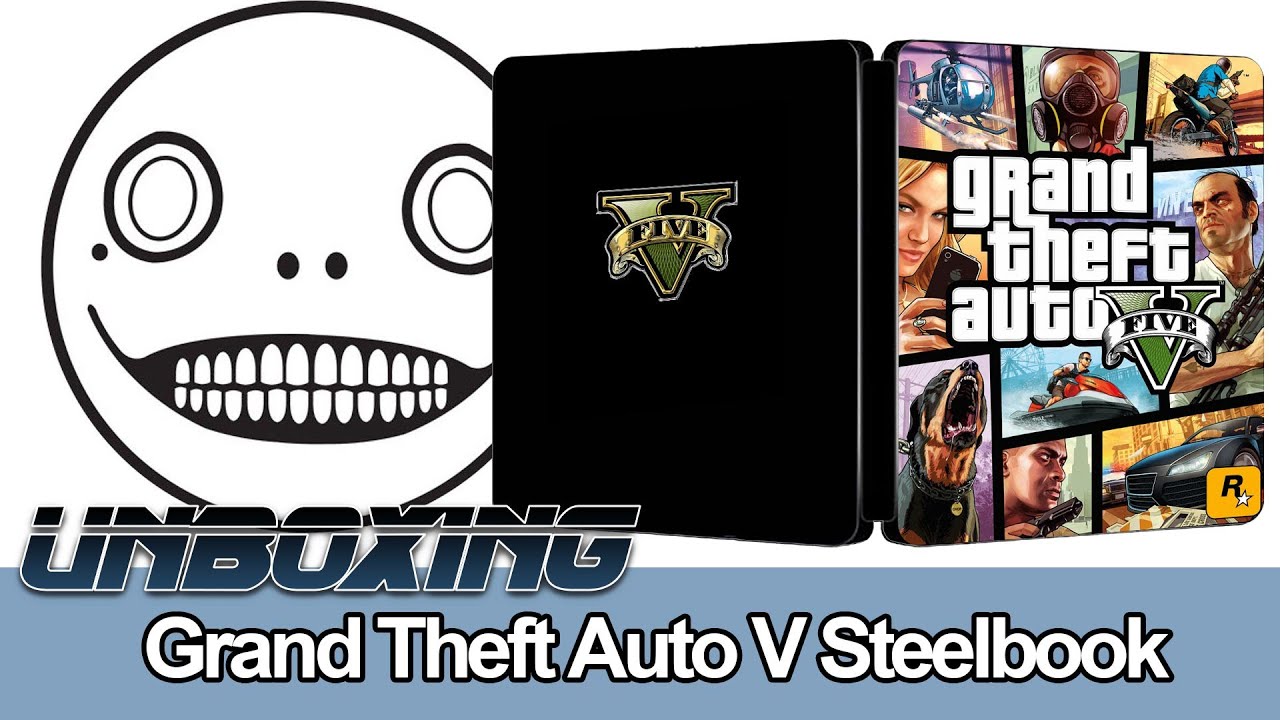 Unboxing Grand Theft Auto V | GTA5 Steelbook