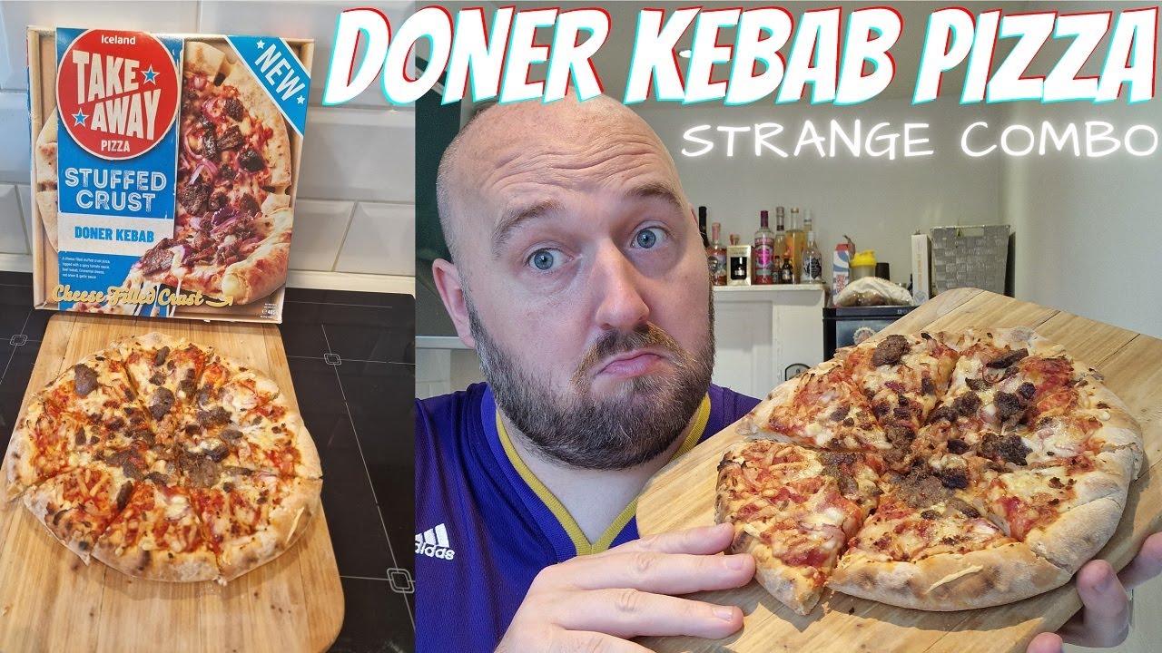DONER KEBAB PIZZA | Iceland | NEW | Strange Combo? | Food Review | STUFFED CRUST | Did it work?