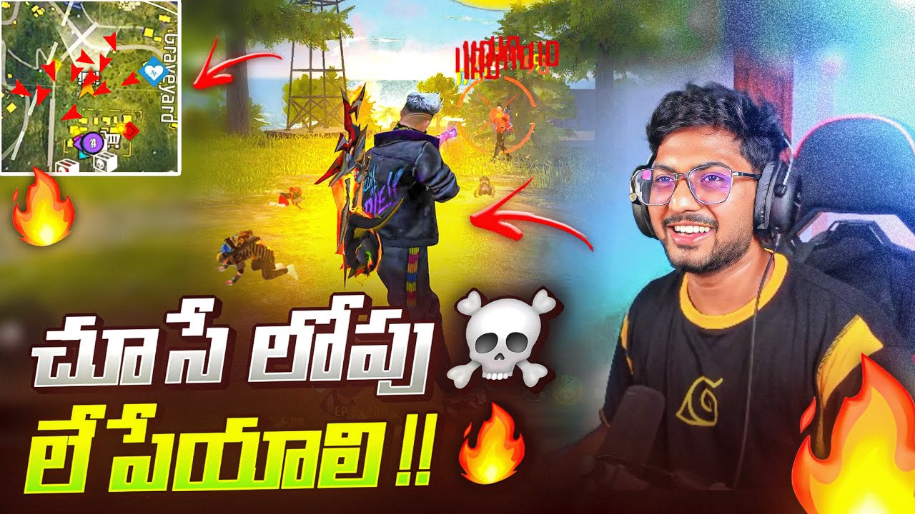 Munna Bhai Fearless Gameplay With Mp40 + Woodpecker 😎🔥  - Free Fire Telugu - MBG ARMY