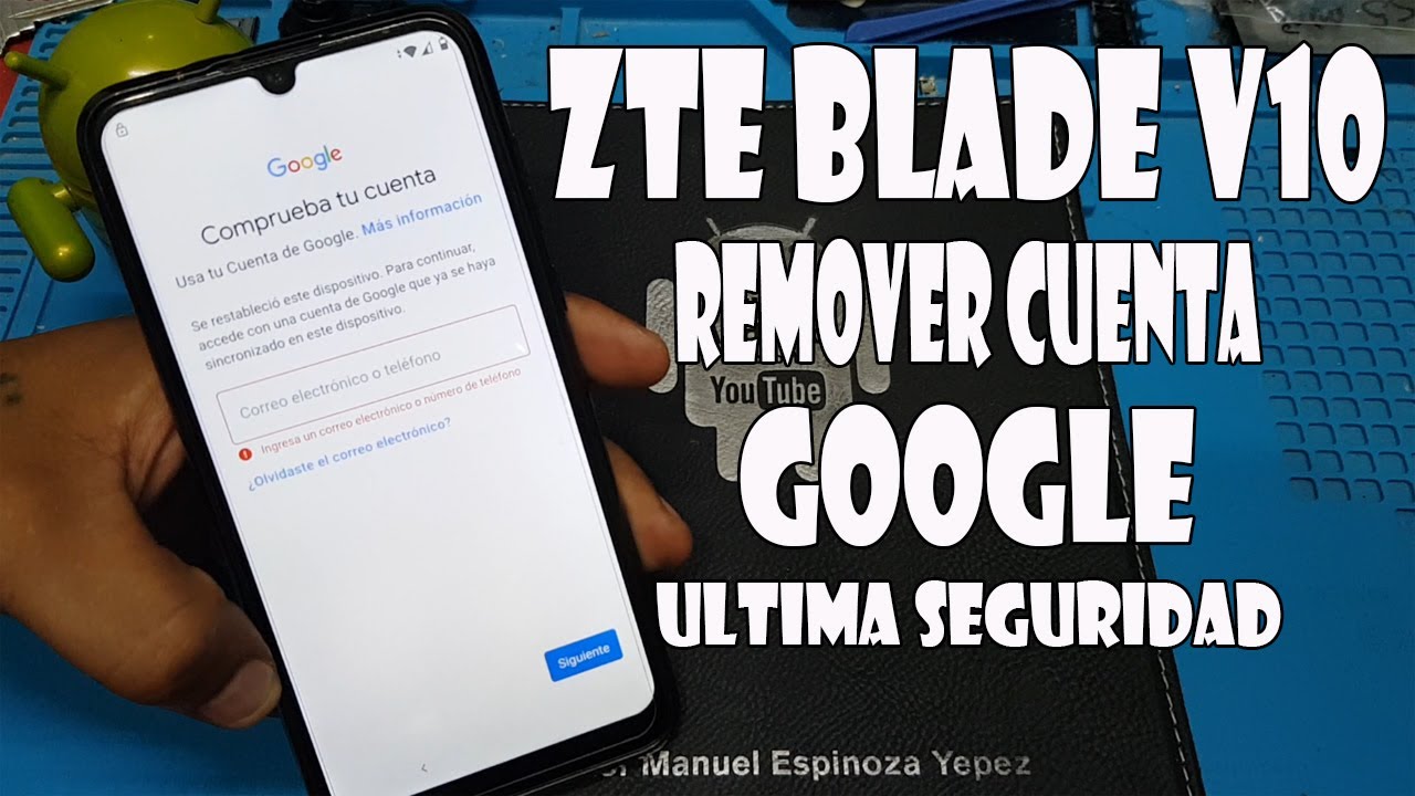 ZTE BLADE V10/REMOVER CUENTA GOOGLE /ULTIMA SEGURIDAD