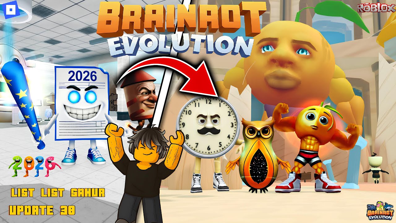 UNLOCKING NEW BRAINROT LIST LIST SAHUR UPDATE 38 - BRAINROT EVOLUTION