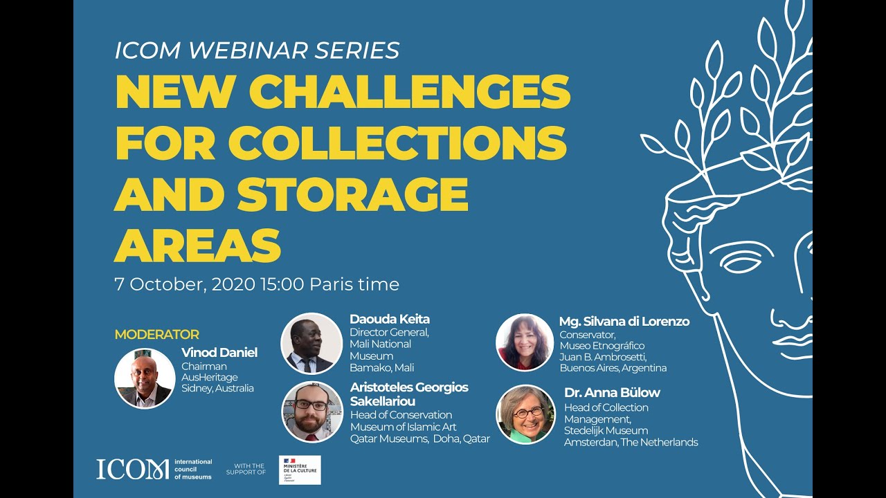 ICOM Webinar | New challenges for collections and storage areas