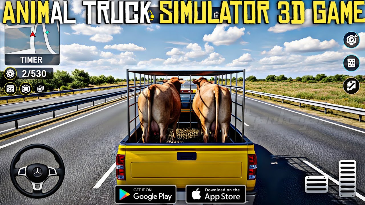Animal Truck simulator 3d Game Gameplay Android & iOS