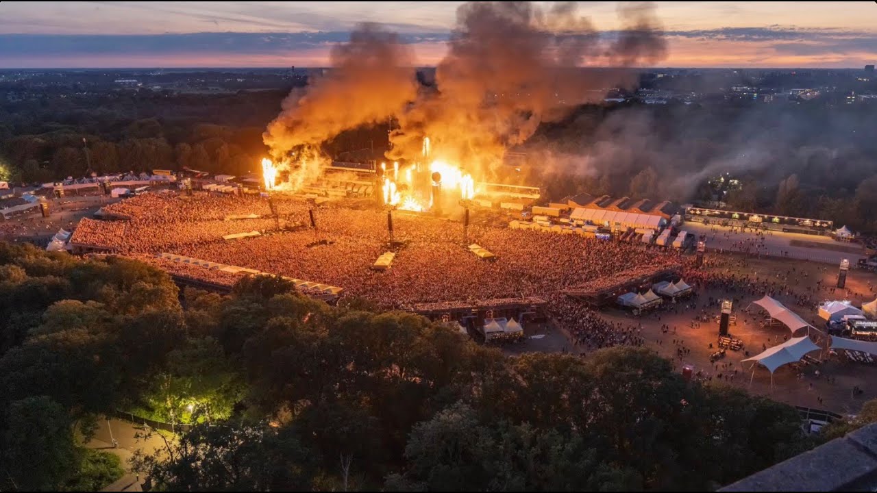 Long version timelapse Rammstein concert Groningen 6/7/2023