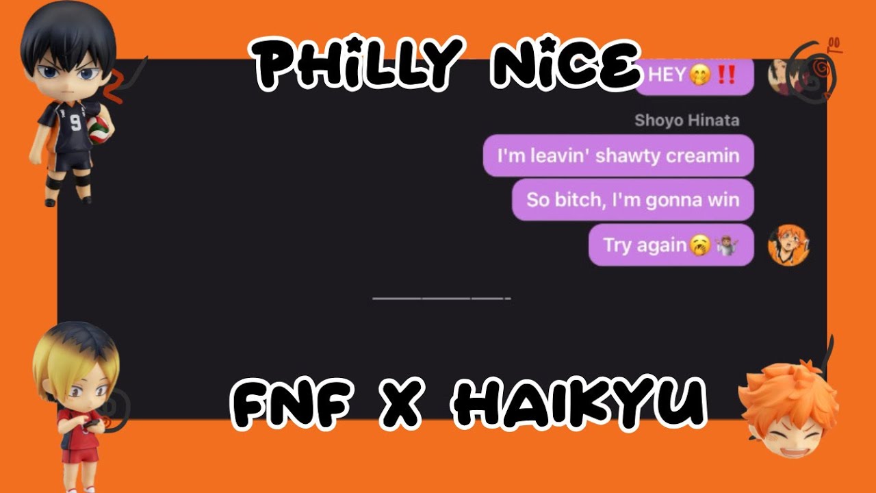 HINATA AND KAGEYAMA RAP BATTLE WHEN??//haikyu x fnf// shohnta, shyohnta// FILLER